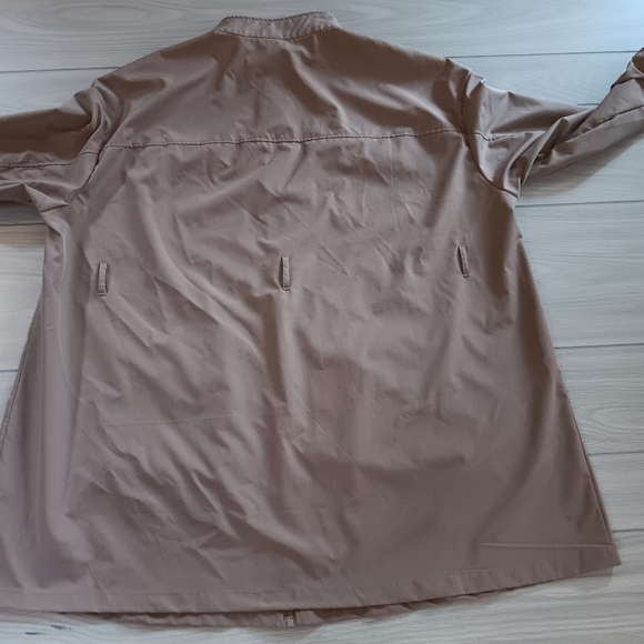 Plus Size Belted Shirt Dress With Flap Pockets - Picture 7 of 16